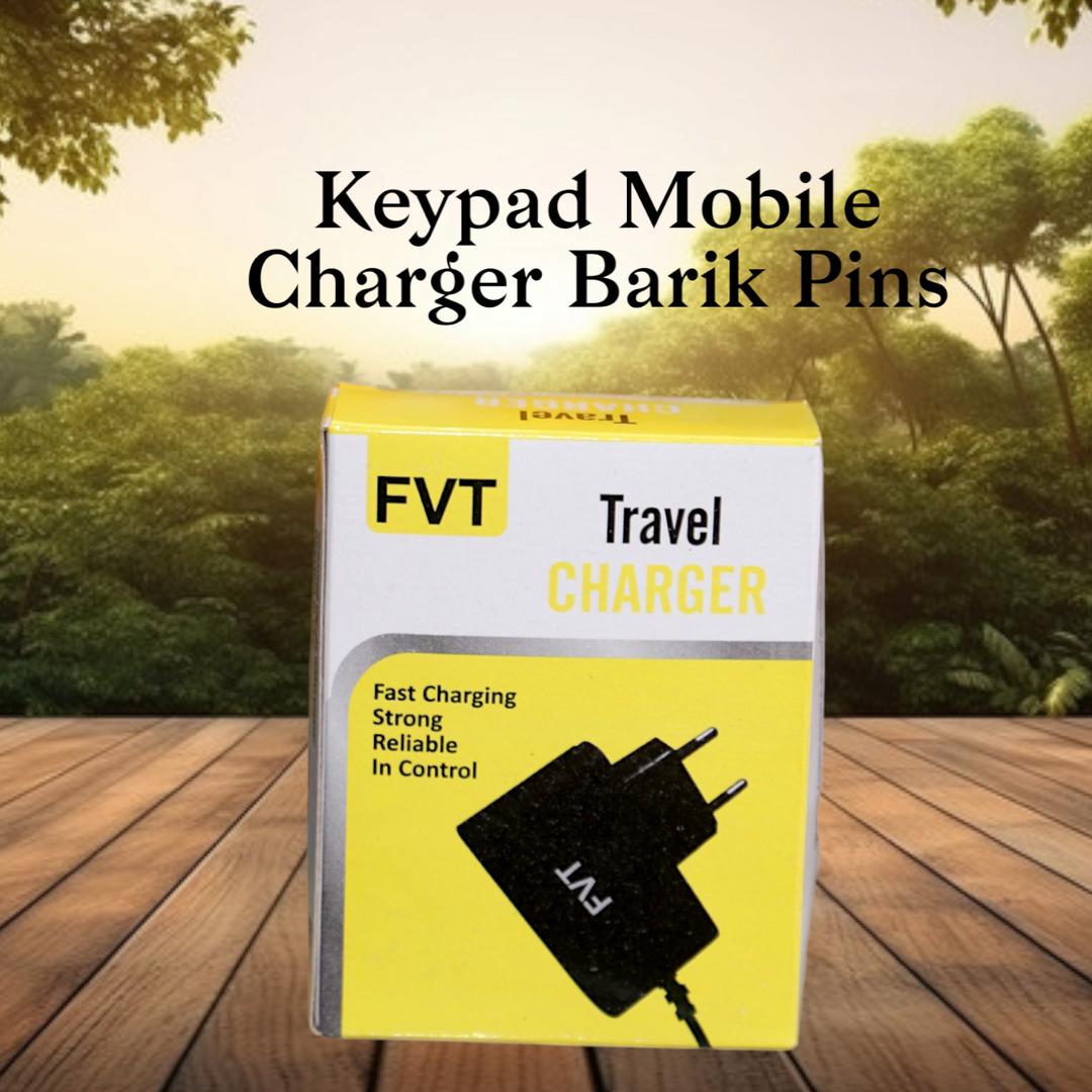 Fast Charging Travel Charger Black Plastic Pakistan