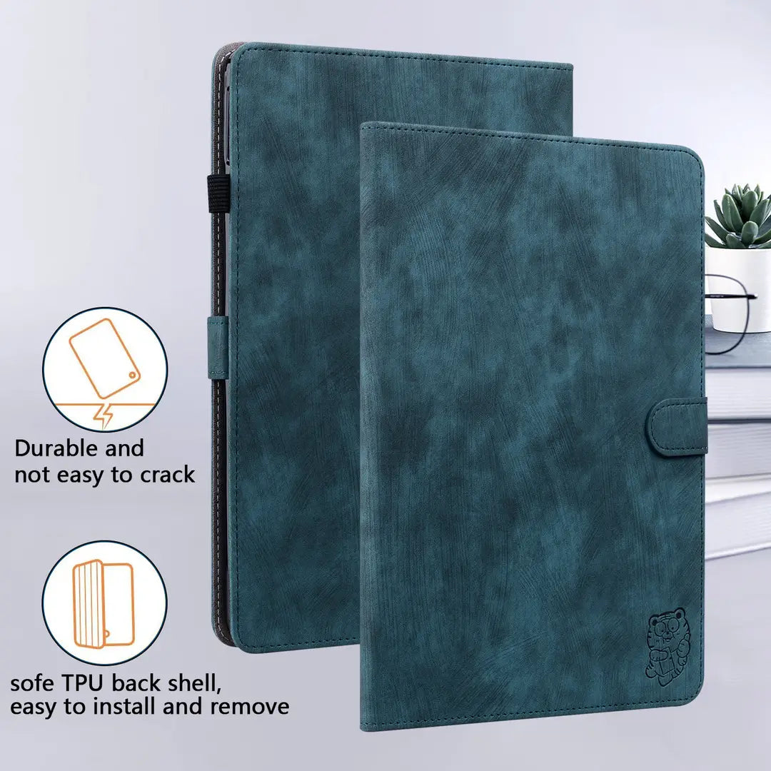 Lenovo Tab M9 Leather Protective Case Black Full Coverage