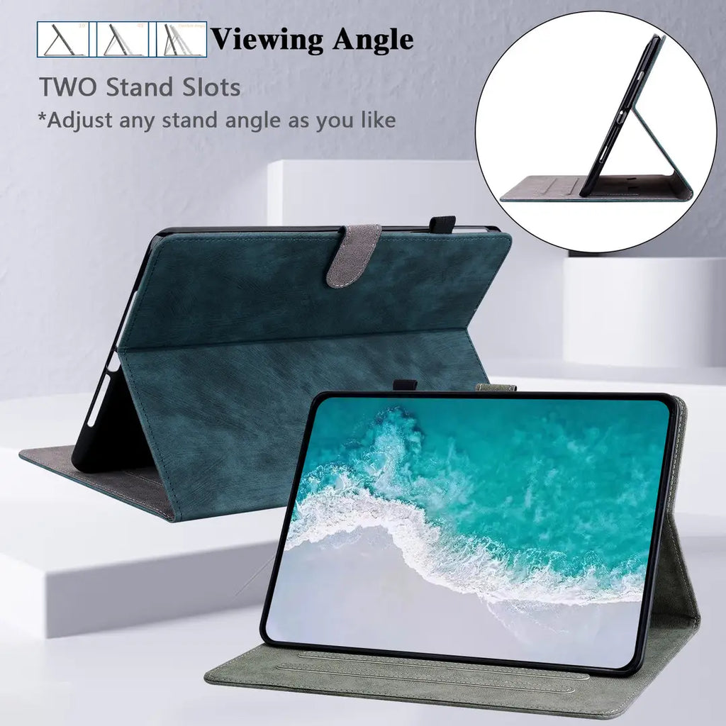 Lenovo Tab M9 Leather Protective Case Black Full Coverage