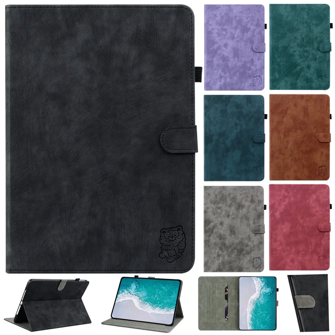 Lenovo Tab M9 Leather Protective Case Black Full Coverage