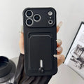 iPhone 17 Pro Max Card Holder Case Black Premium