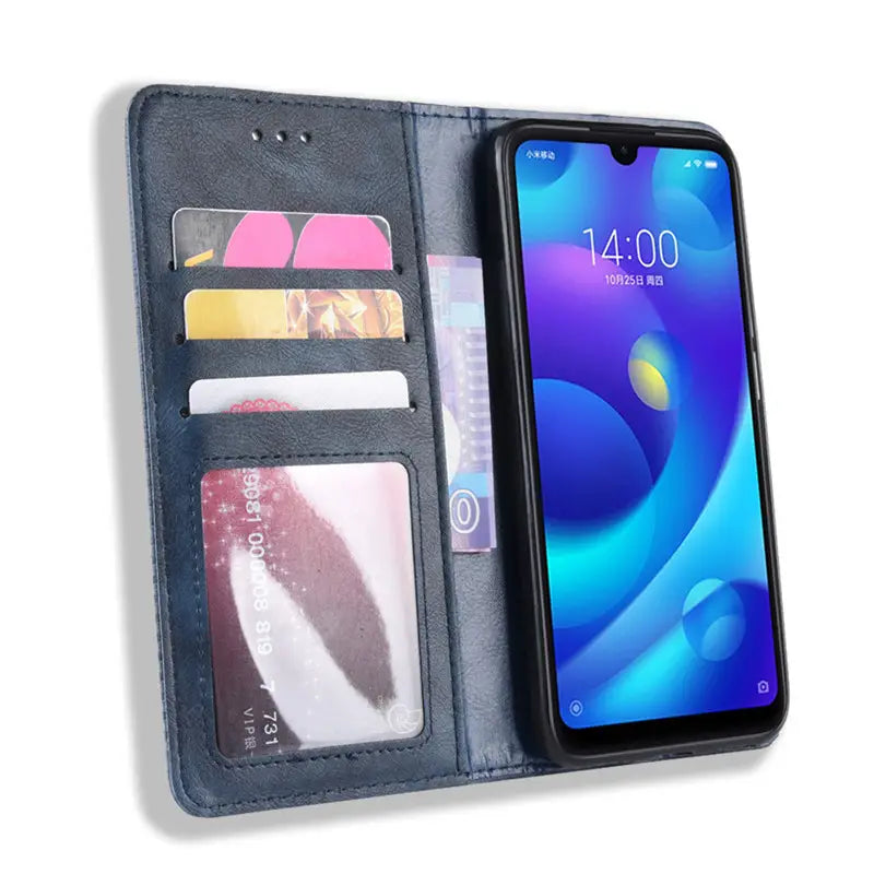 Premium Leather Flip Case for Redmi Note 7 Pro, Multi-Color