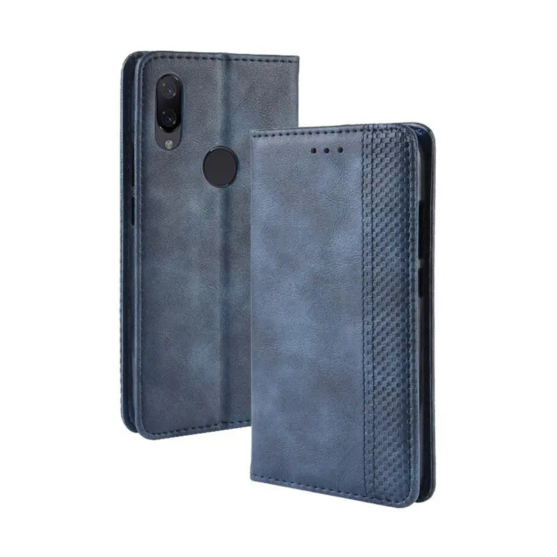 Premium Leather Flip Case for Redmi Note 7 Pro, Multi-Color