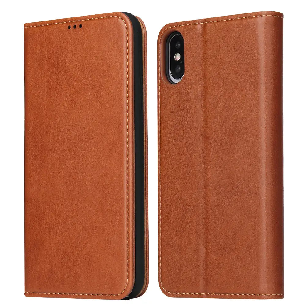 New Model Suitable for Apple 17 Mobile Phone Leather Case Iphone16 Card Wallet Samsung S25Ultra Flip Protective Case