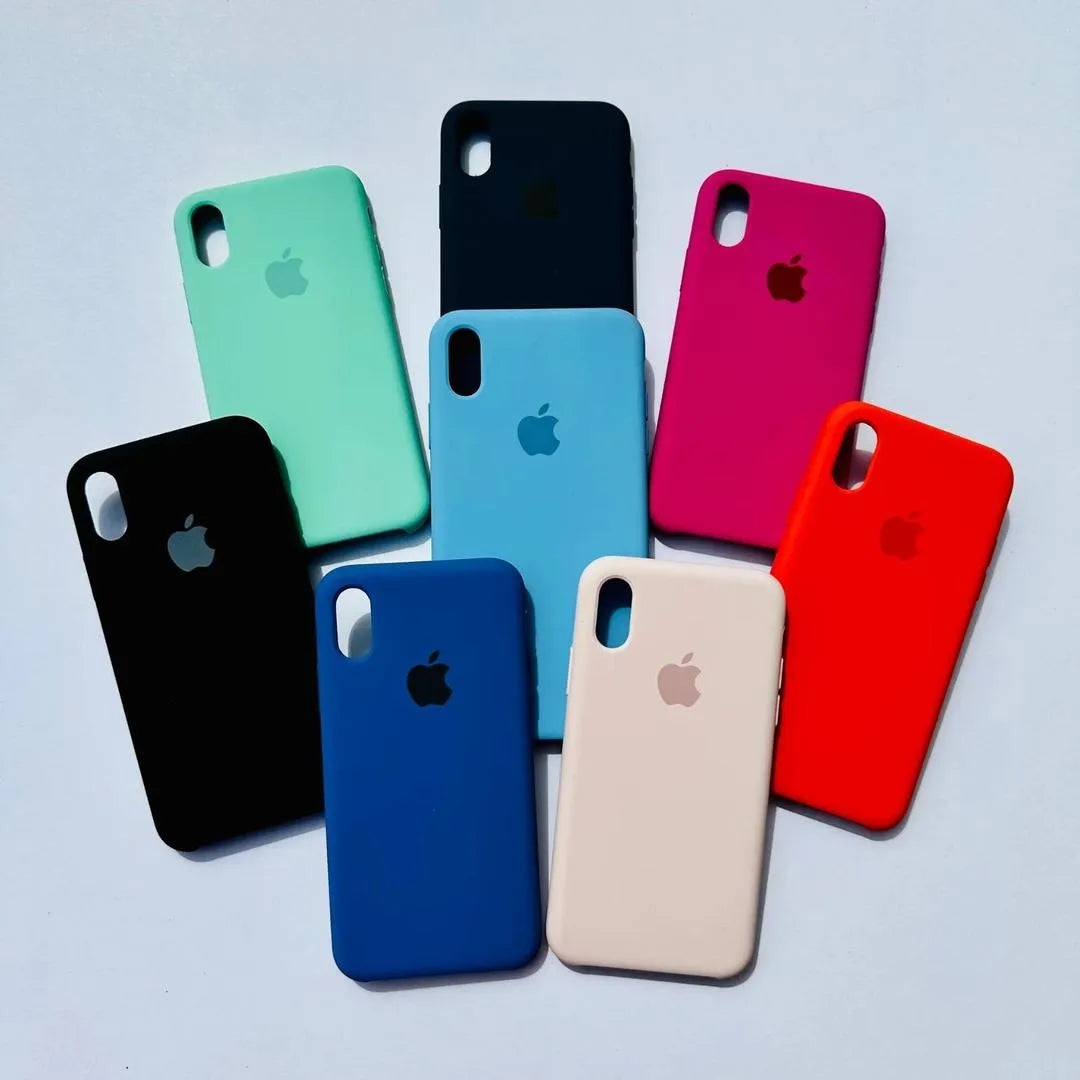 iPhone XR Silicone Case Vintage Multi-Color Protection
