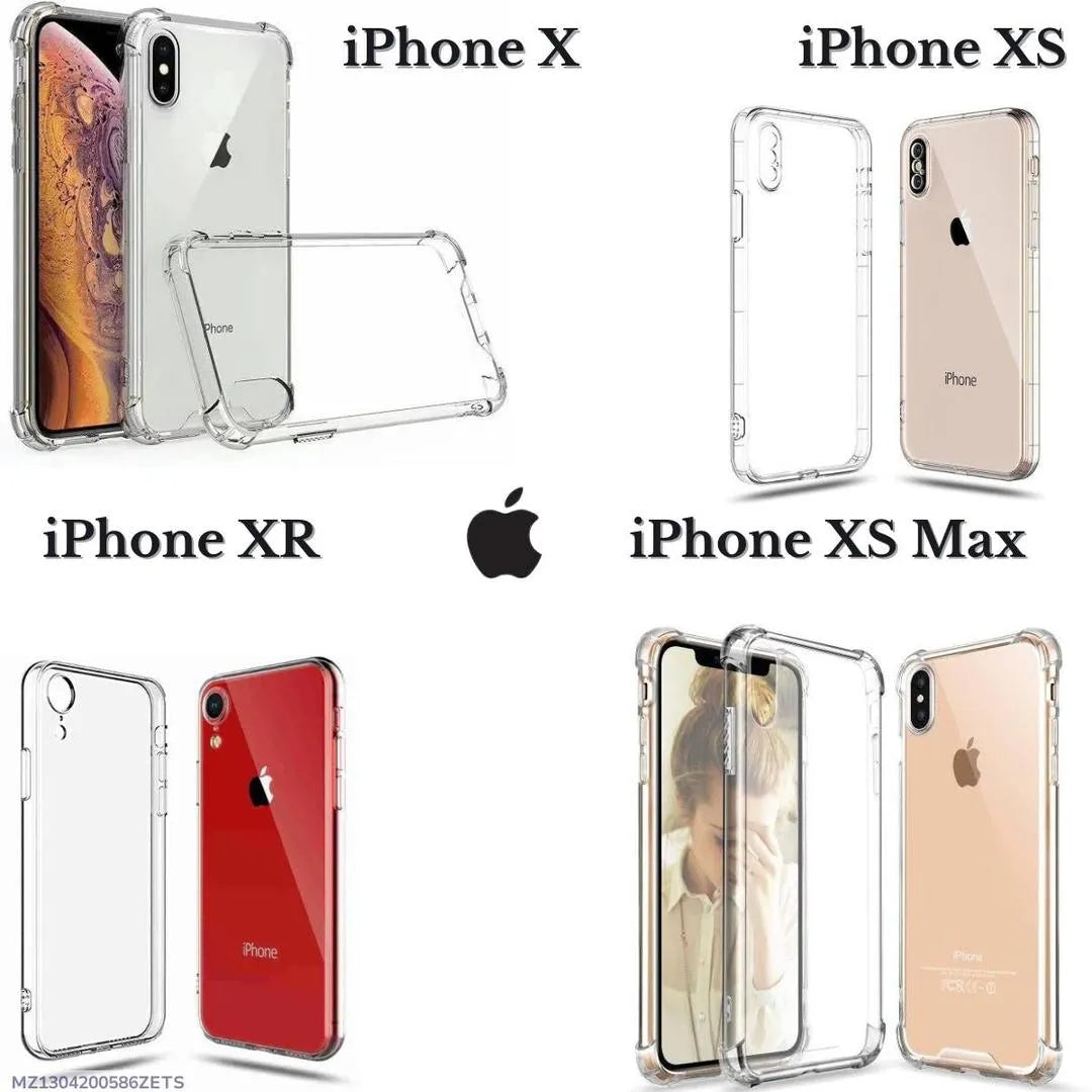 Transparent Crystal Clear iPhone Cover for X XS XR XS Max