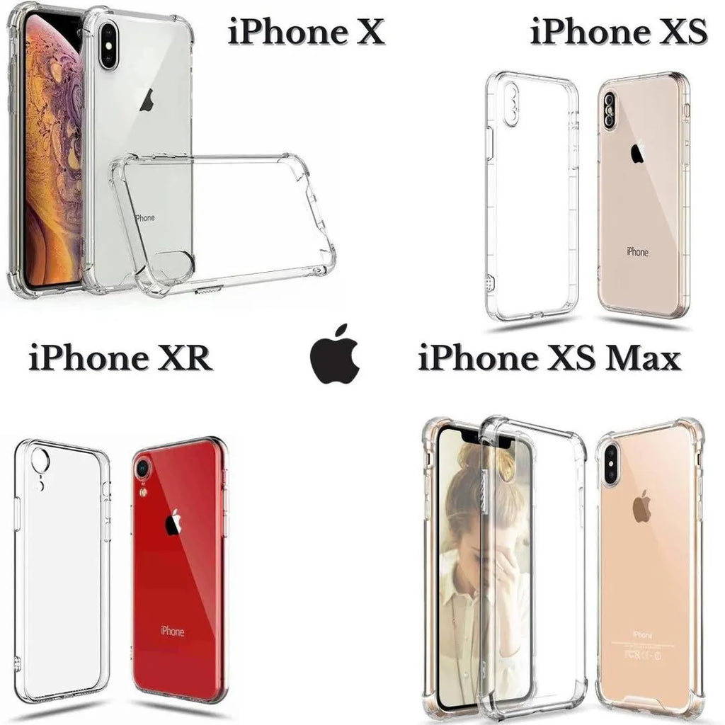 Transparent Crystal Clear iPhone Cover for X XS XR XS Max