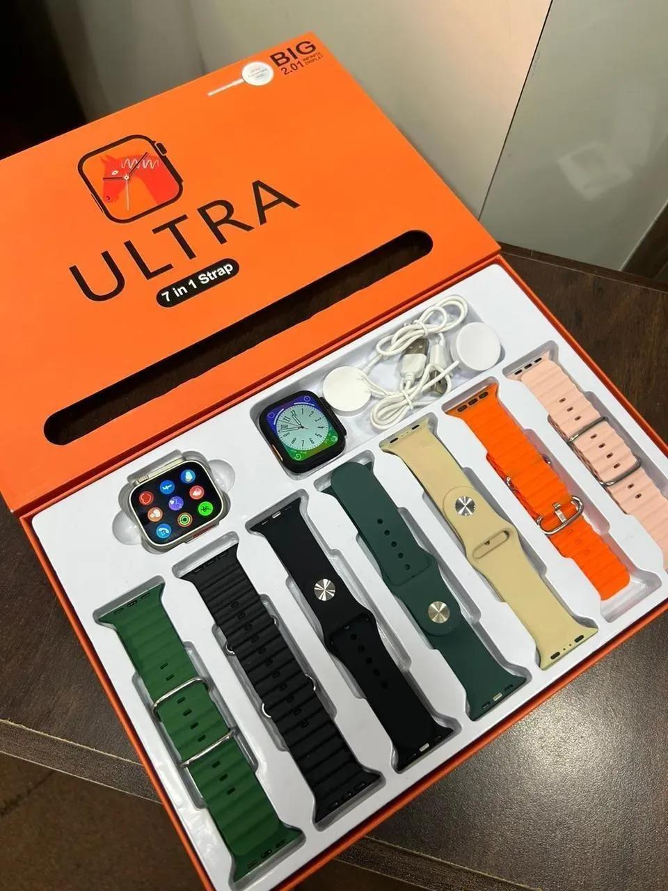 7-in-1 Smart Watch Multicolor ABS Lightweight