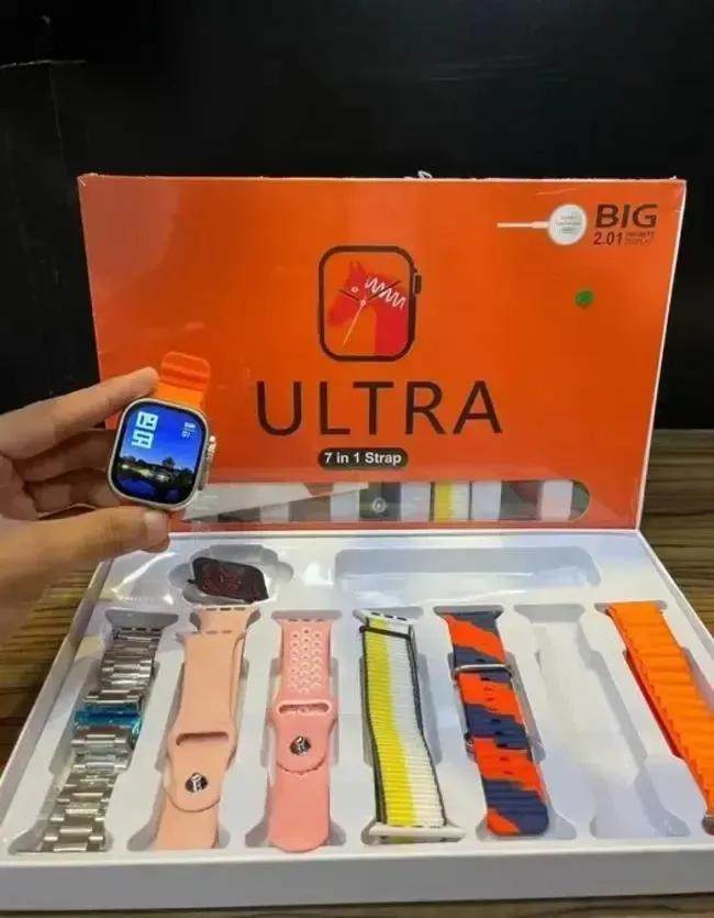 7-in-1 Smart Watch Multicolor ABS Lightweight