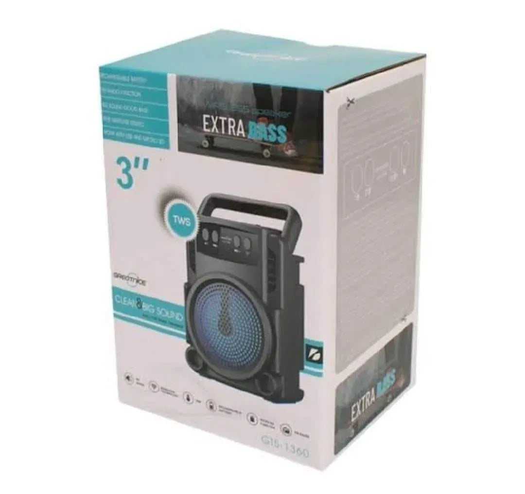 GTS-1360 Bluetooth Speaker with 5 Card Slot & FM Radio