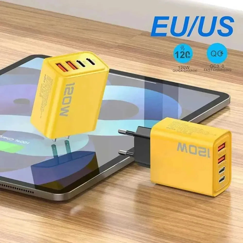 120W Mini USB Charger with Digital Temp Display