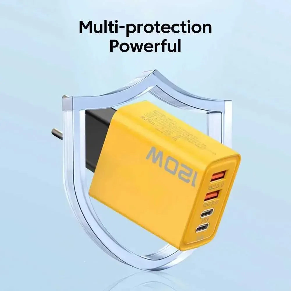 120W Mini USB Charger with Digital Temp Display