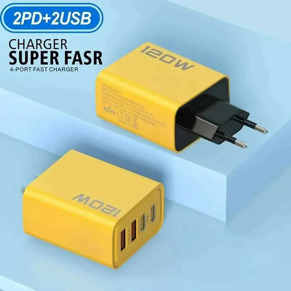 120W Mini USB Charger with Digital Temp Display