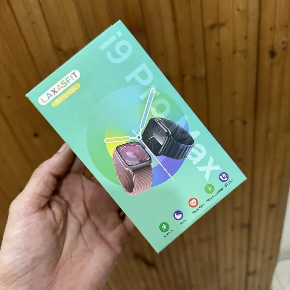 i9 Pro Max Smart Watch Black Pink ABS Plastic