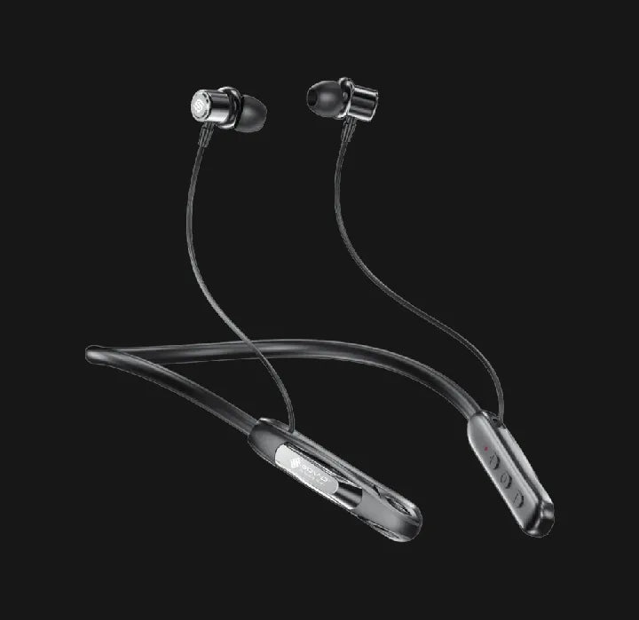 Black Wireless Neckband SOVO Urban SNB-425 Magnetic Touch Neckband