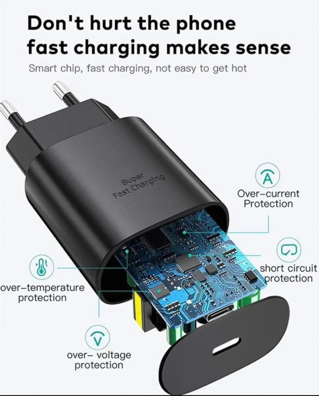 Samsung 25W PD USB-C Charger Black White