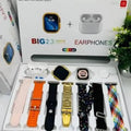 i20 Ultra Max Suit Smartwatch Combo Set  10 in 1– 2.3 Infinite Display Smart Watch, Wireless Earbuds, Protective Case & 7 Interchangeable Straps