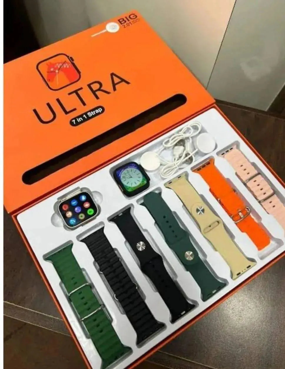 7 in 1 Multicolor Smart Watch Ultra for Men Women