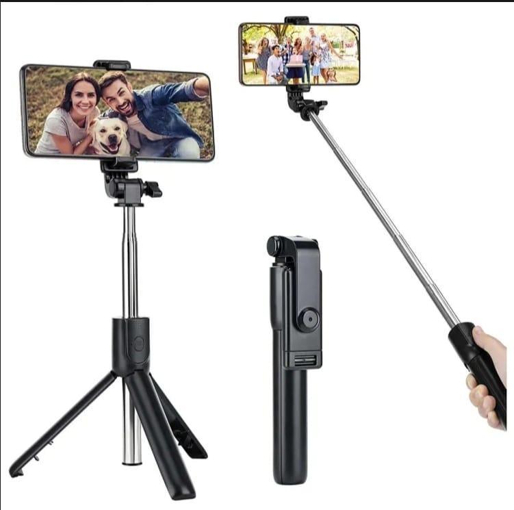 Selfie Stick 360° Rotating Black ABS Plastic