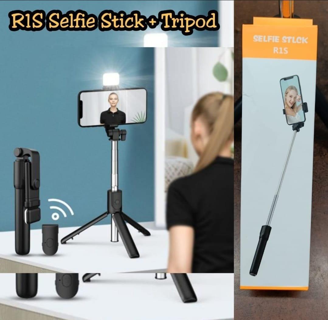 Selfie Stick 360° Rotating Black ABS Plastic