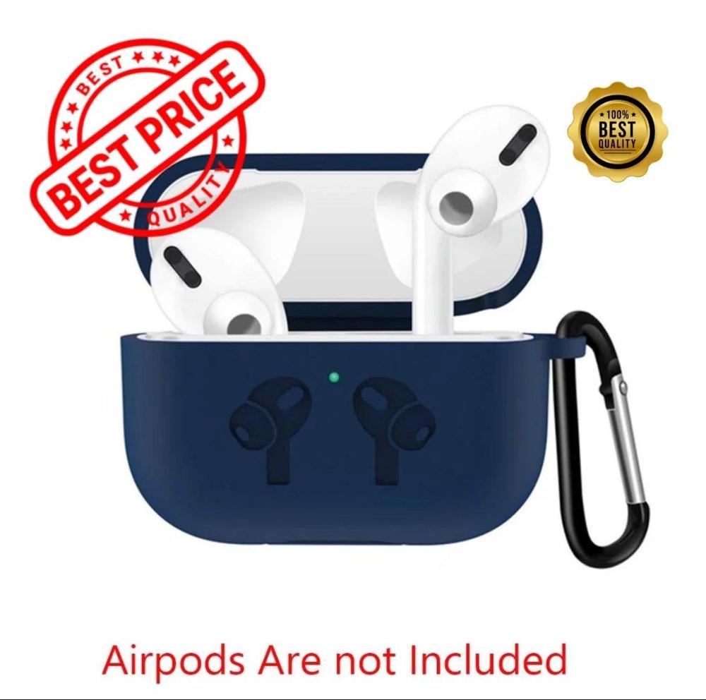 Airpods Pro 2 Silicone Case with Carabiner Hook