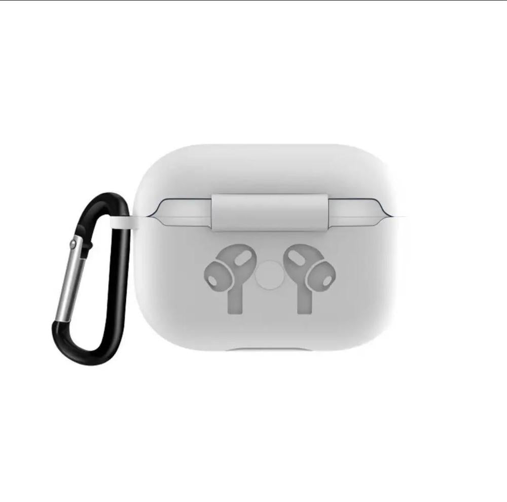 Airpods Pro 2 Silicone Case with Carabiner Hook