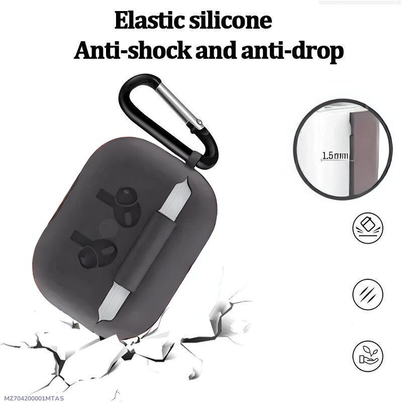 Premium Grey Silicone AirPods Case for Protection & Style
