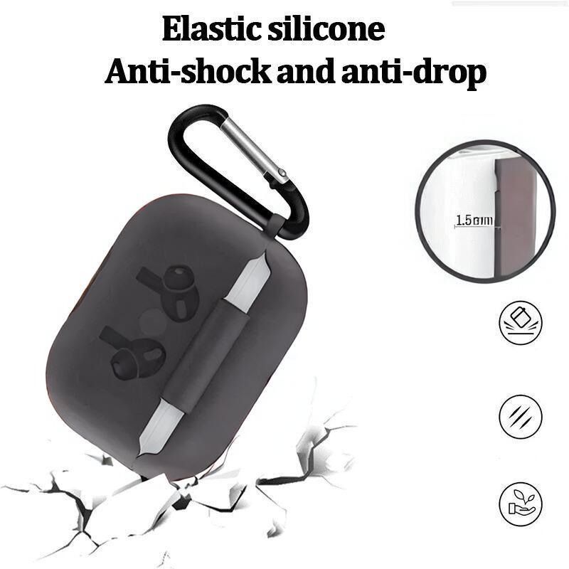 Premium Grey Silicone AirPods Case for Protection & Style
