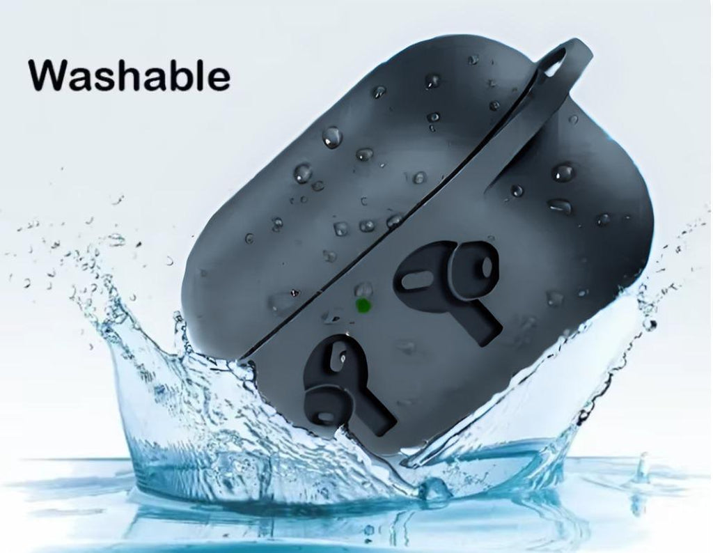 Premium Grey Silicone AirPods Case for Protection & Style