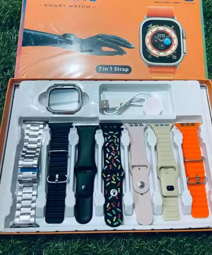 Smartwatch Set 7-in-1 Silicone Multicolor Bluetooth 4.1