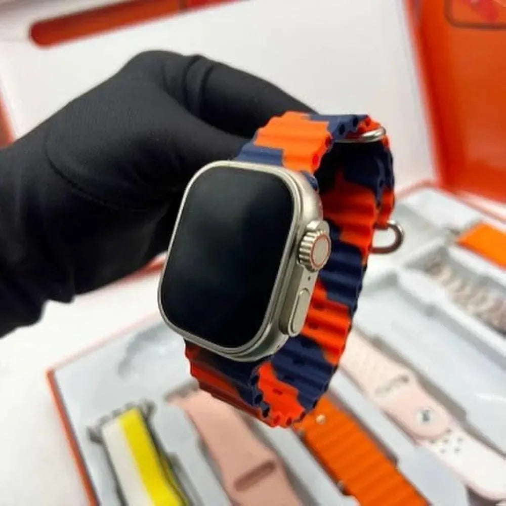 7-in-1 Smartwatch Set for Men Multicolor Straps