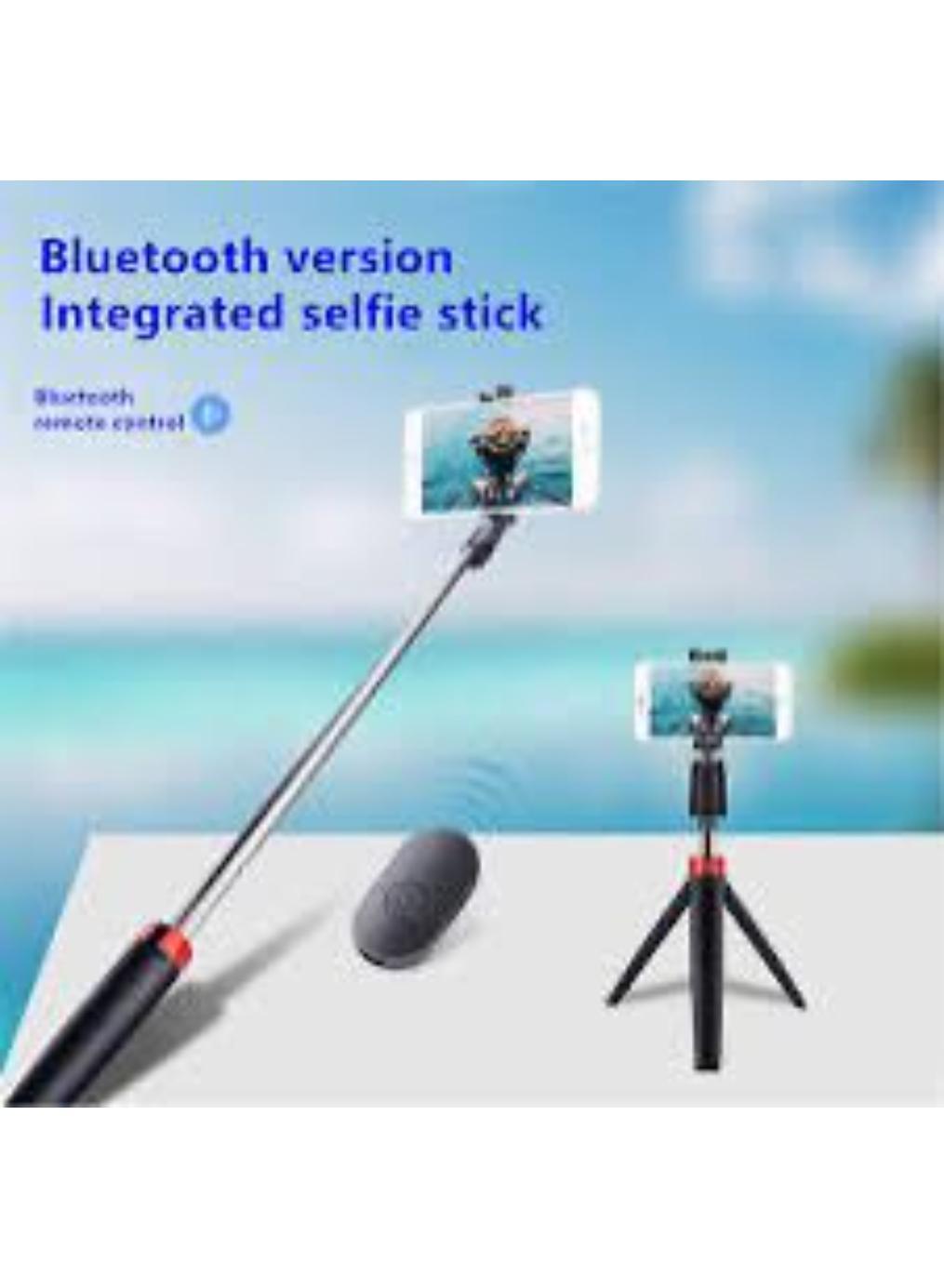 Black Foldable Selfie Stick with Tripod Base